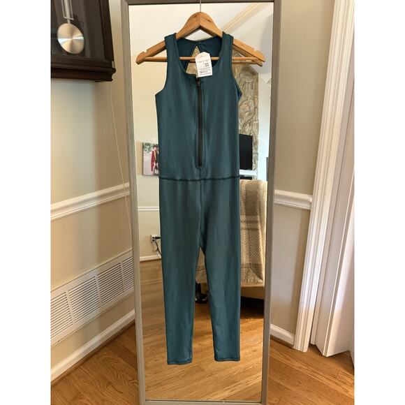 Bbbossfit Pants - BBossfit_ 1 AirEssentials Sleeveless Gym Jumpsuit – Teal, One Size – NWT –